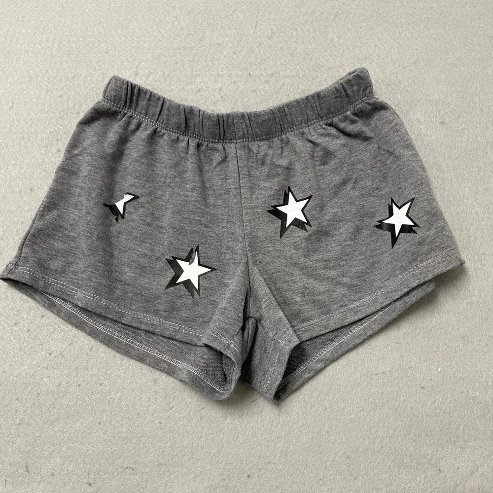 Firehouse Shorts Set Girls XL Kids Navy Gray Mint Green Star Lightning‎ Bolt 3pk